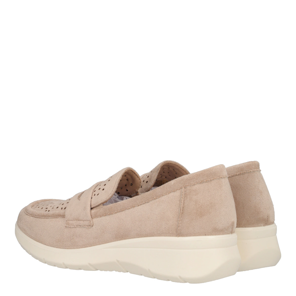 Mocassini Donna Taupe