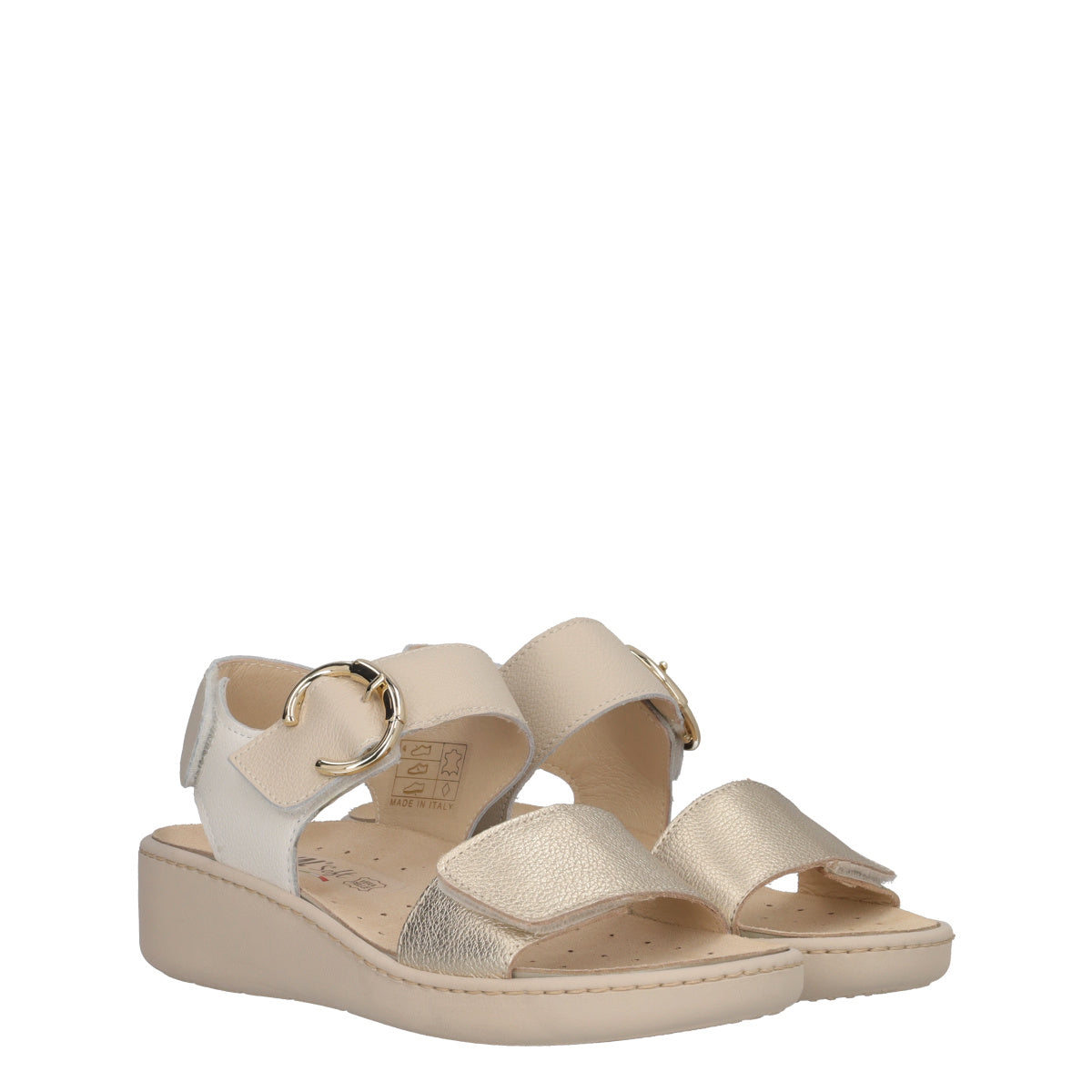 DAYANA Sandali comfort Donna Oro e Beige
