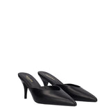 Ciabatte con tacco Donna Nere