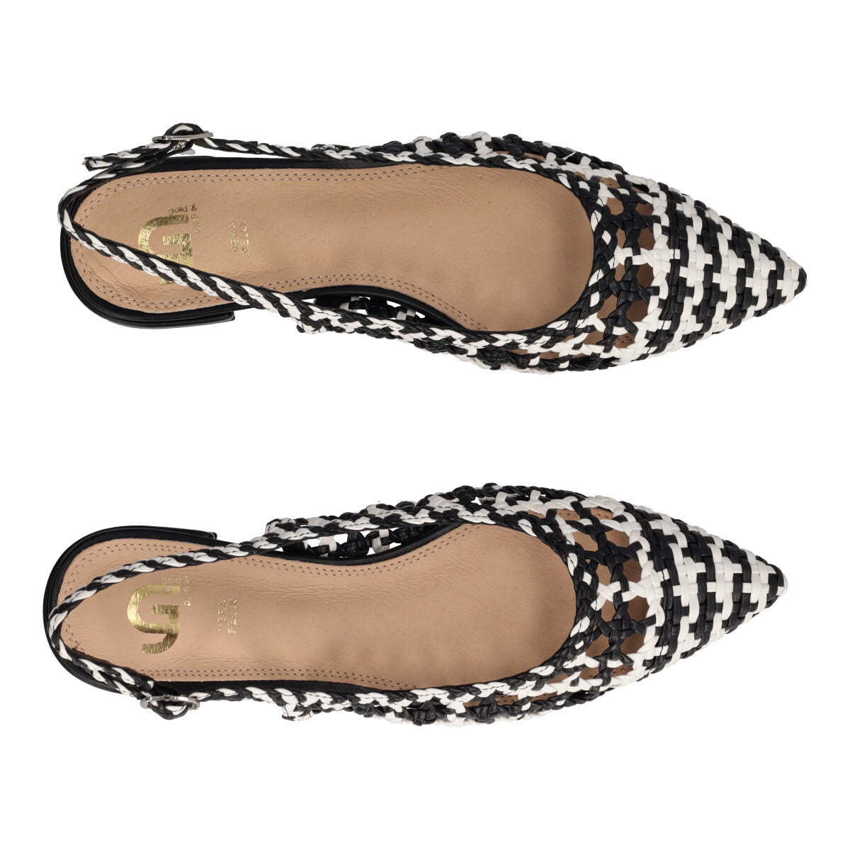 Slingback Donna Bianche e Nere