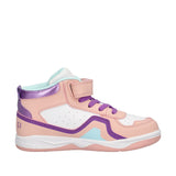 BABY PLAYER Sneakers Alte Bambina Bianche e Rosa