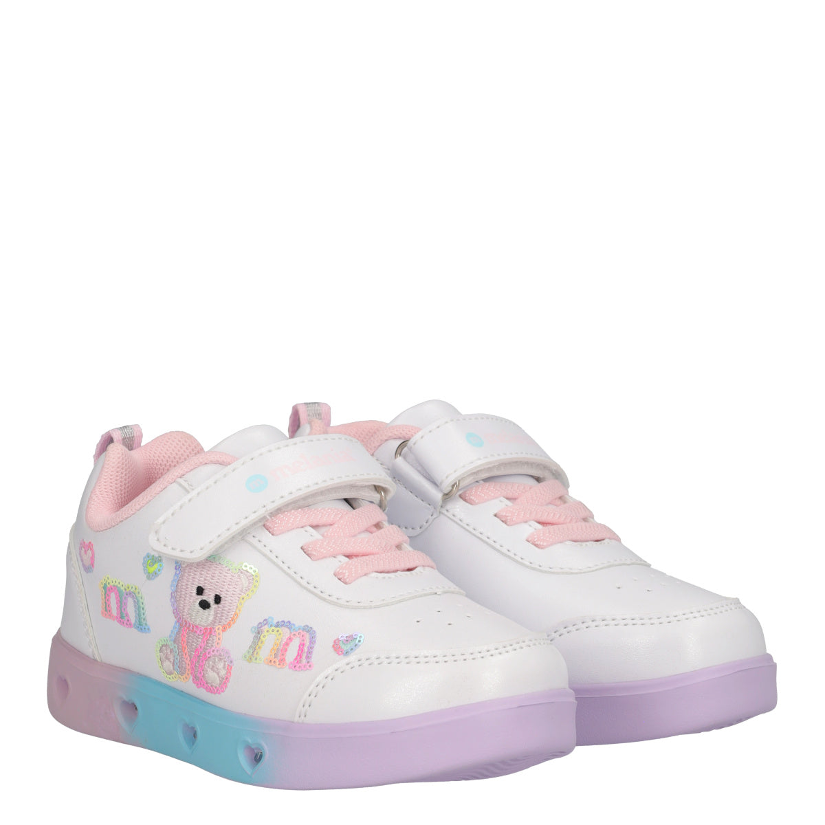 Sneakers Bambina Bianche - con Luci