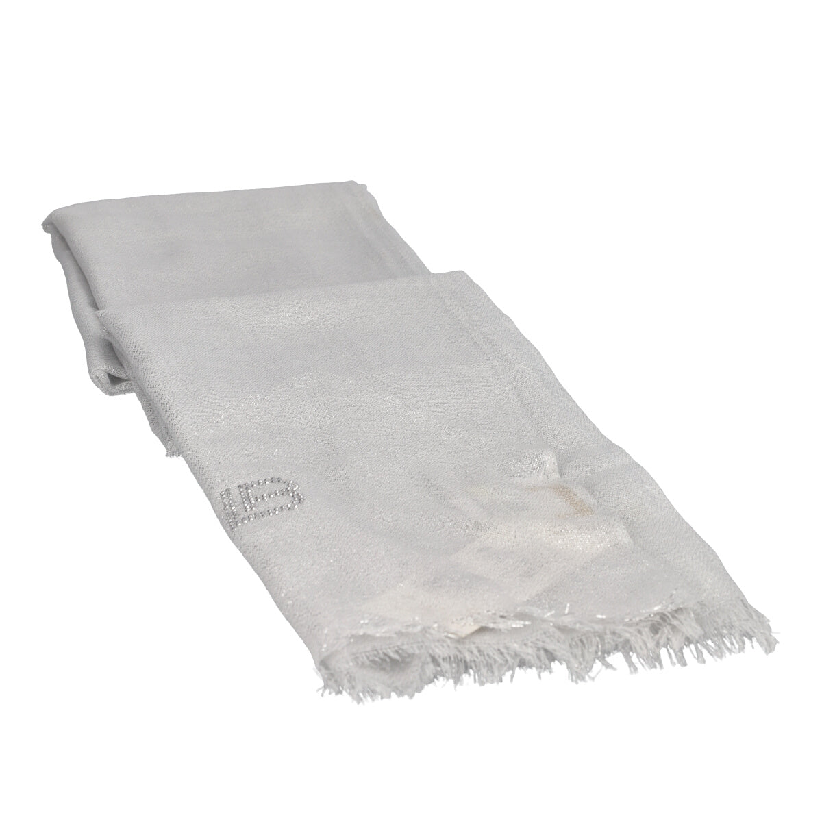 Pashmina Donna Bianca e Argento