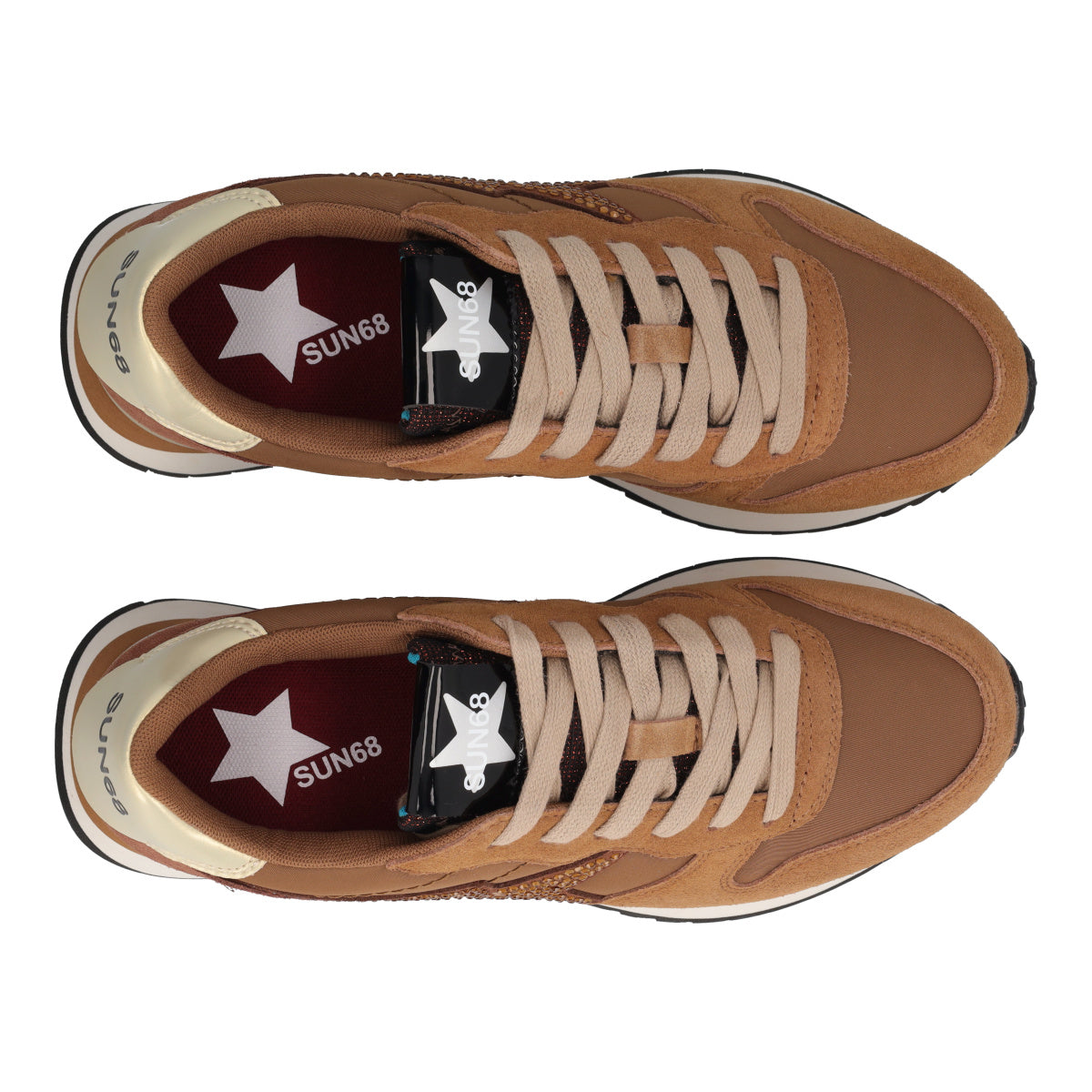 STARGIRL STRASS LOGO Sneakers Donna Marroni