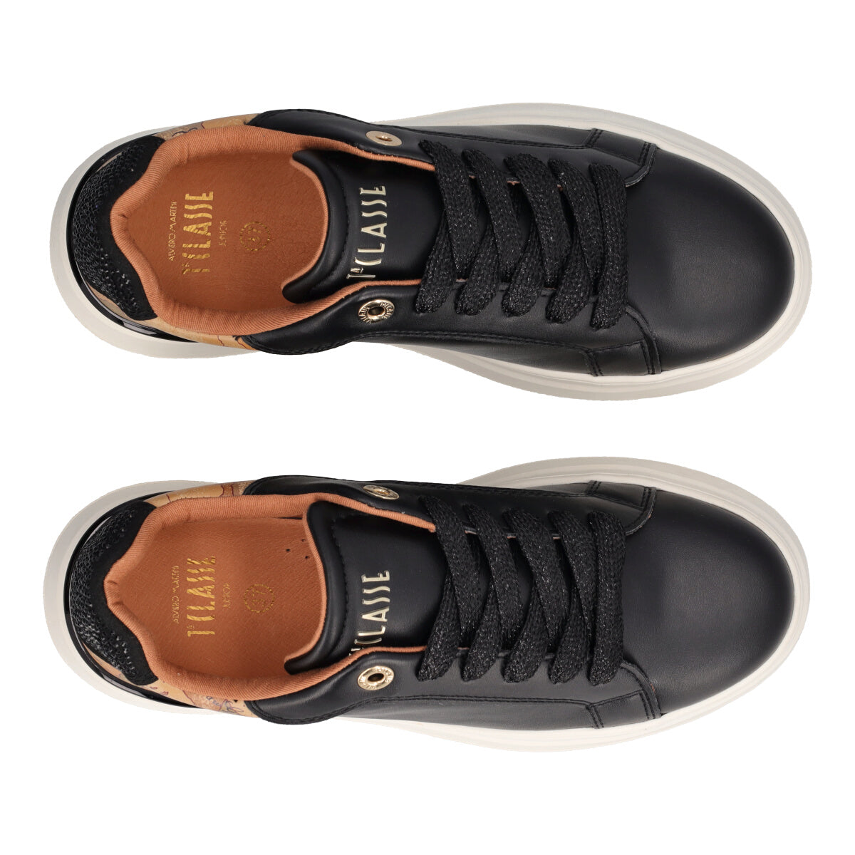 Sneakers Donna Nere e Beige