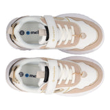 Sneakers Bambina Bianche e Beige