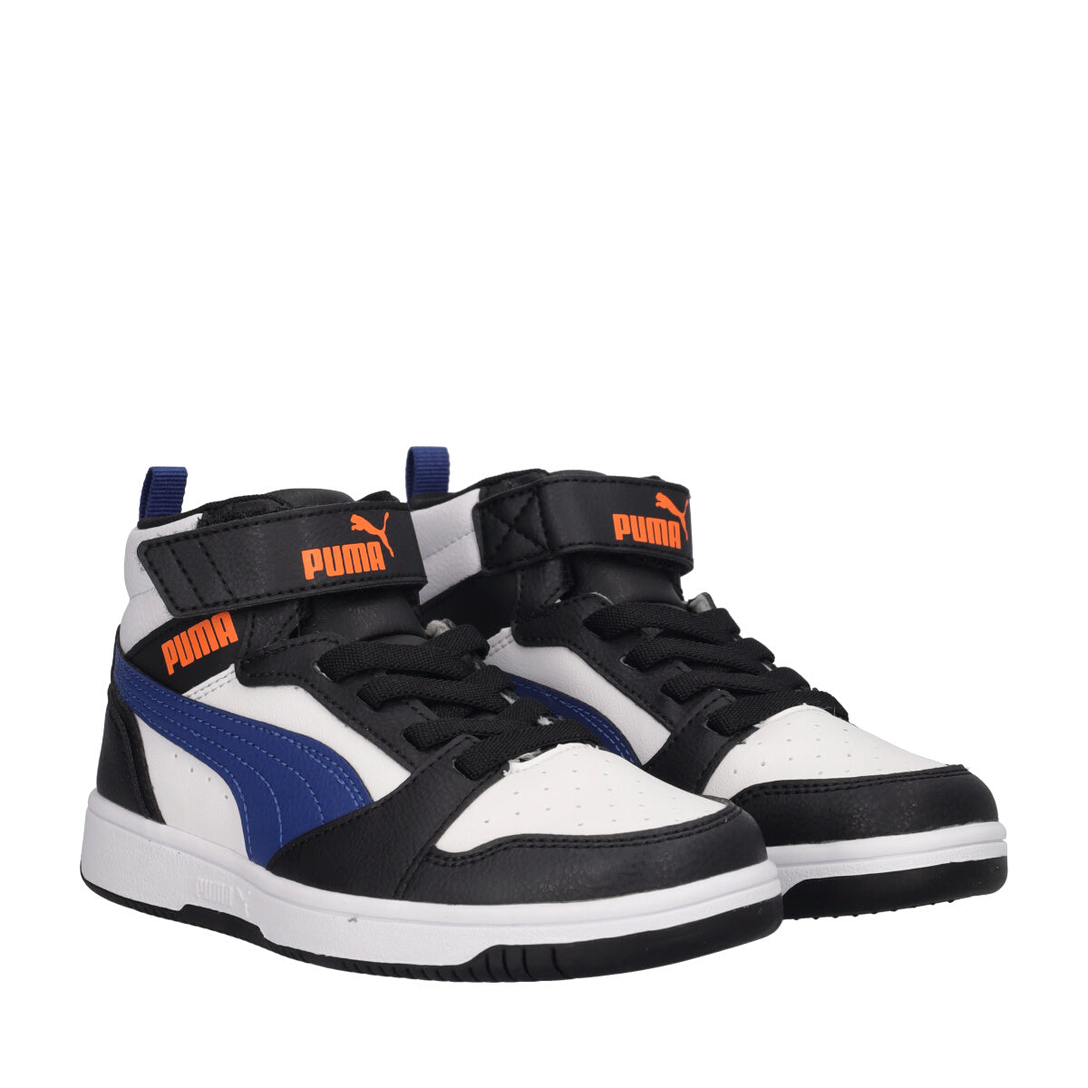 REBOUND V6 MID AC PS Sneakers Junior Blu, Nere e Bianche