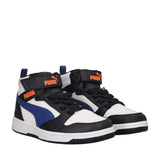 REBOUND V6 MID AC PS Sneakers Junior Blu, Nere e Bianche
