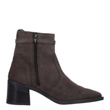 Stivaletti Donna Grigie in Camoscio Tacco 6 cm