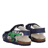 FABIO Sandali Bambino Blu Jeans Dinosauri