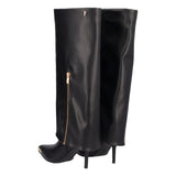 BRENDA Stivali Donna Neri - Tacco 8 cm
