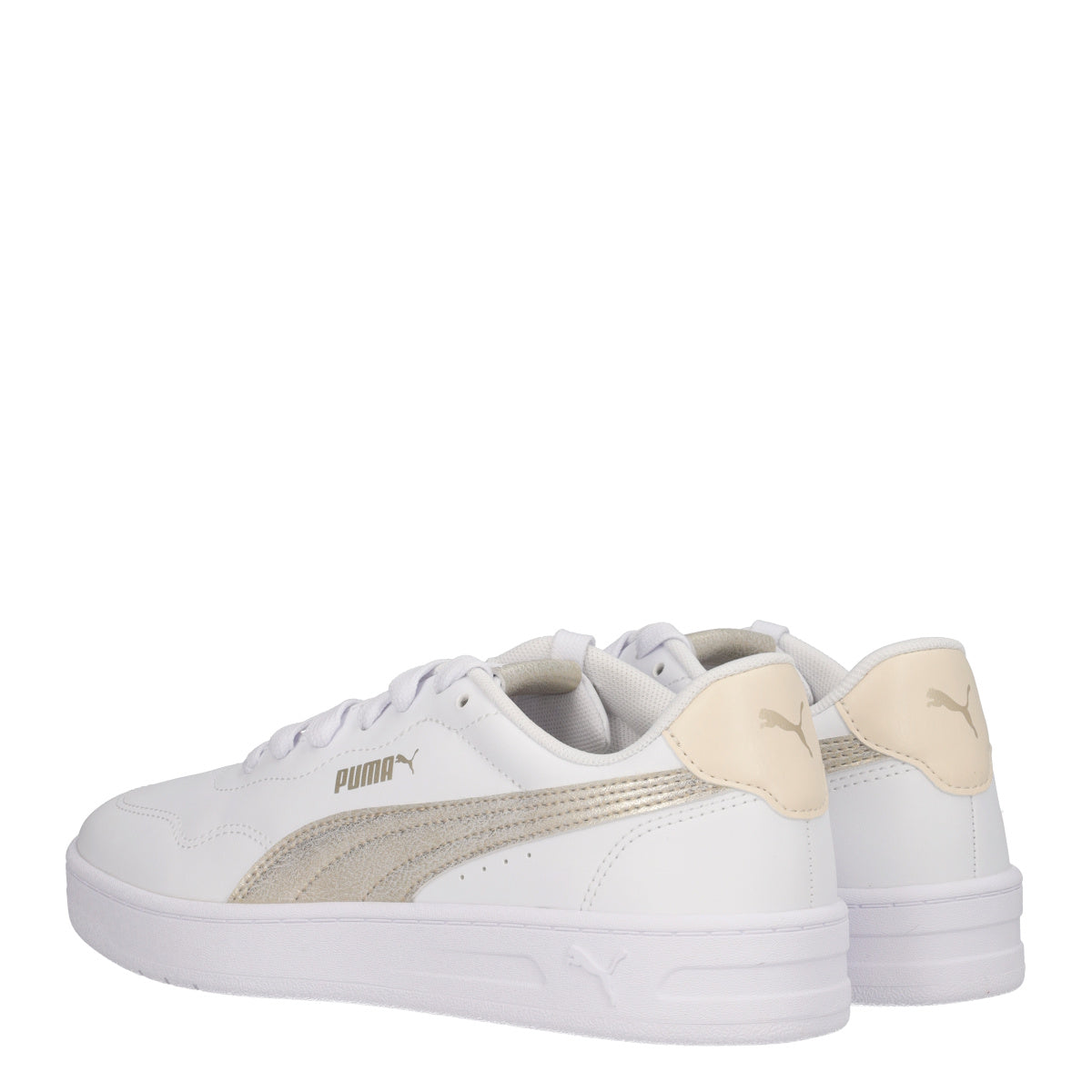COURT LALLY METALLIC WHISPER Sneakers Donna Bianche e Oro