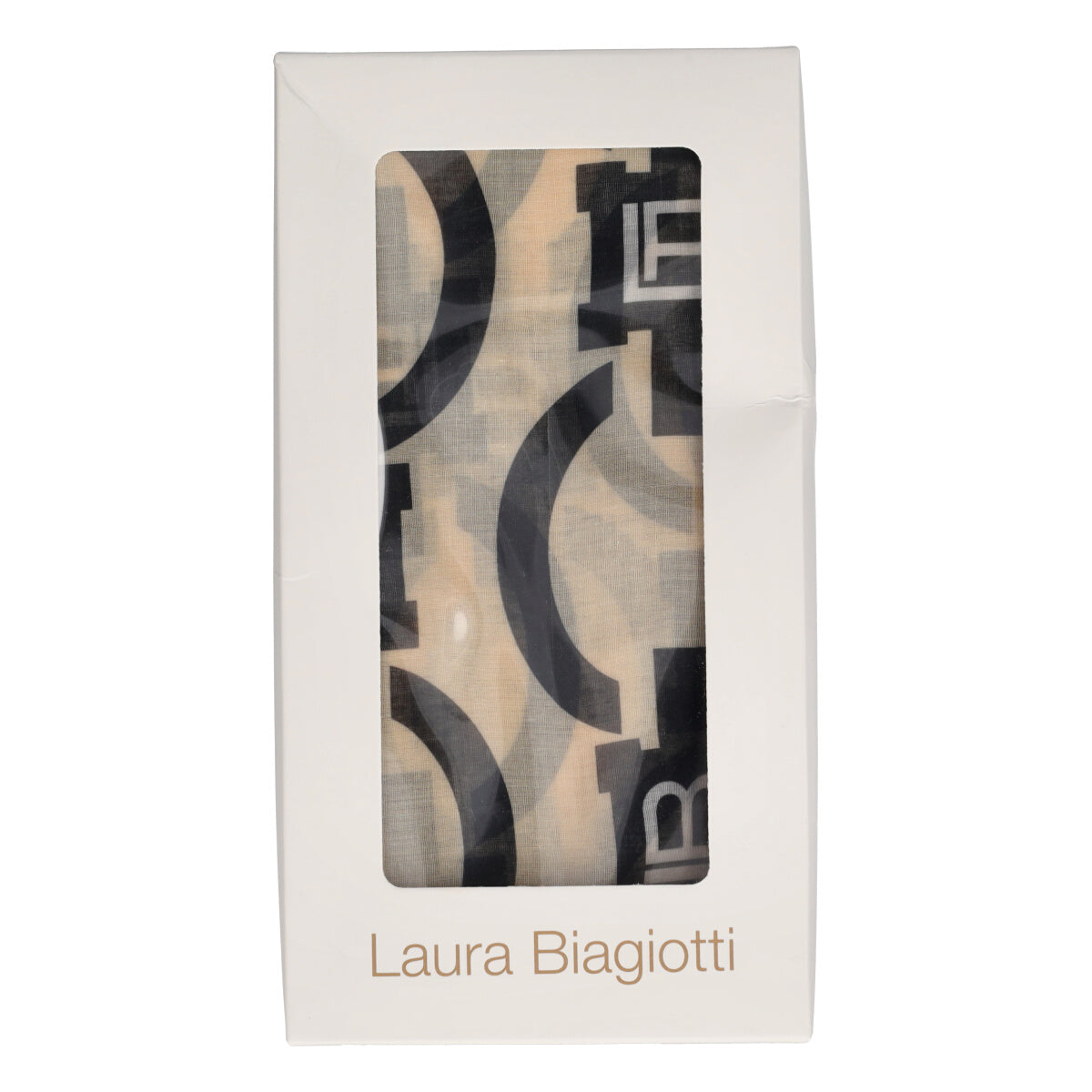 Pashmina Donna Nera e Beige