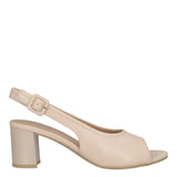 Sandali con Tacco Donna Crema