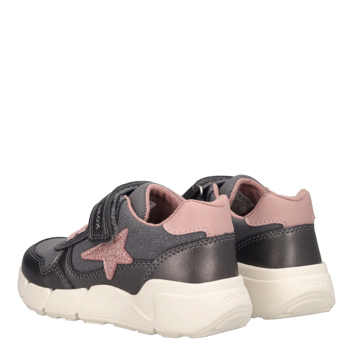 FLEXYPER Sneakers Bambina Grigie e Rosa