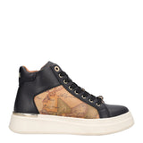 Sneakers Alte Donna Nere e Beige