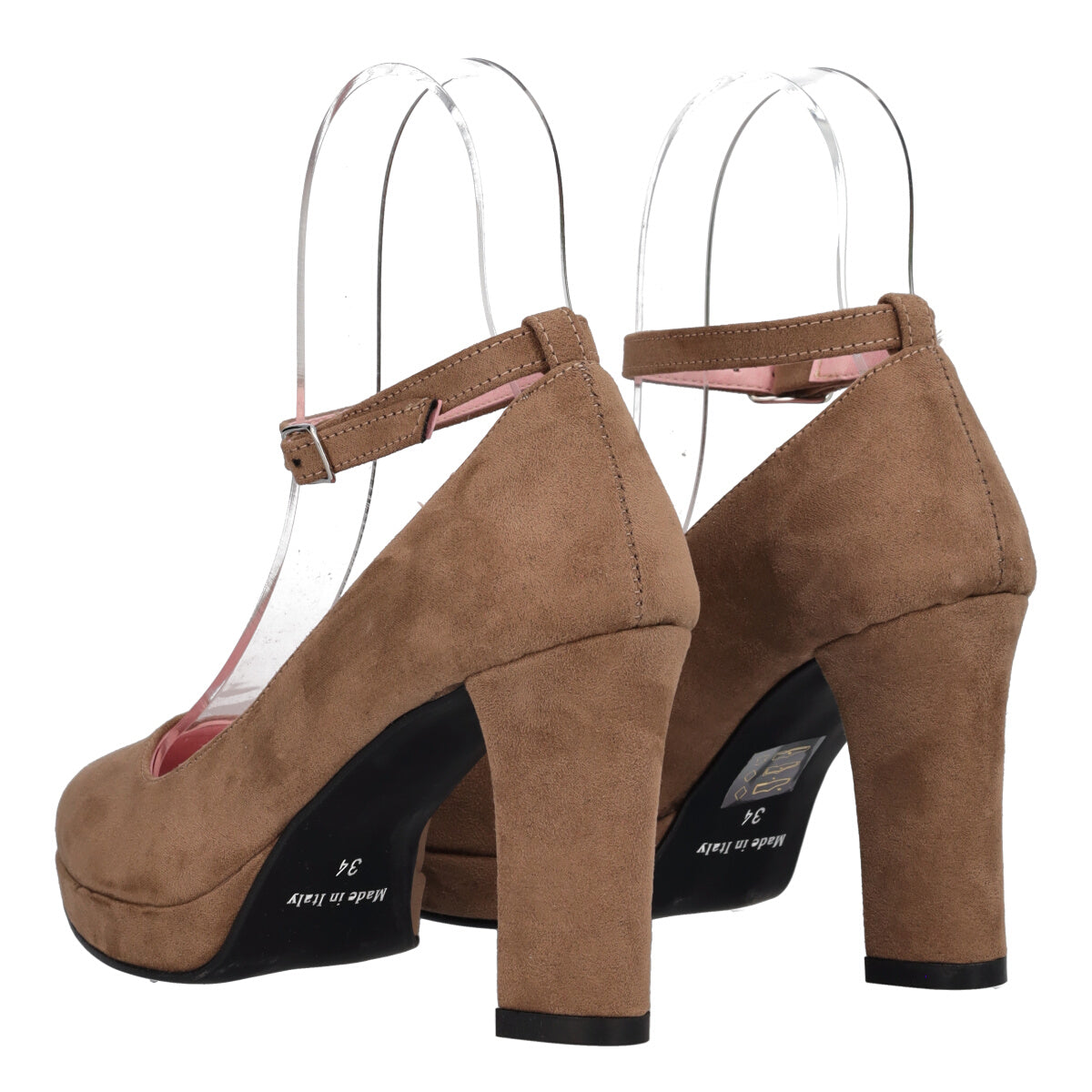 Décolleté Donna Beige Scuro