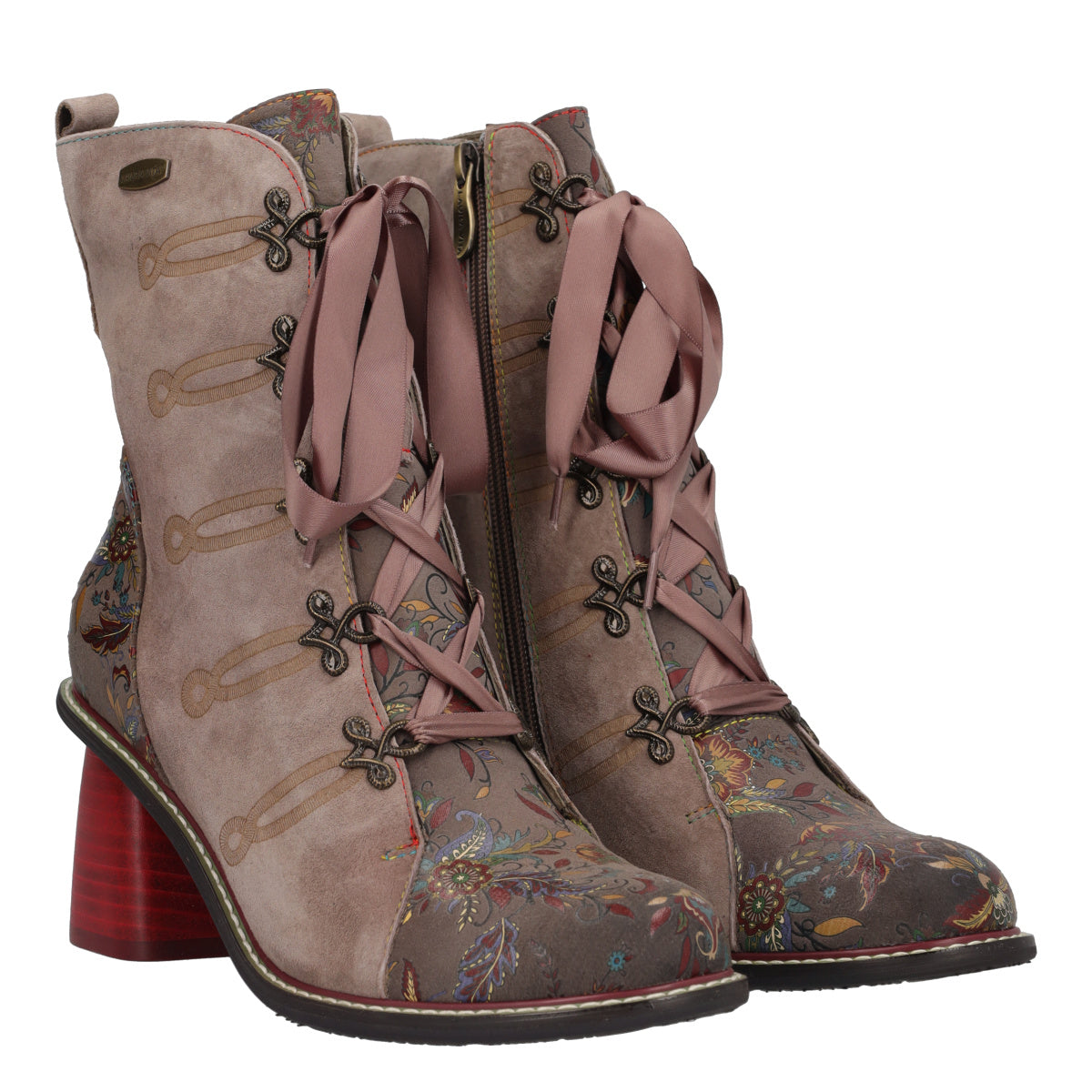 Stivaletti Donna Grigio/Tortor - Tacco 7 cm