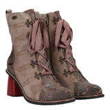 Stivaletti Donna Grigio/Tortor - Tacco 7 cm