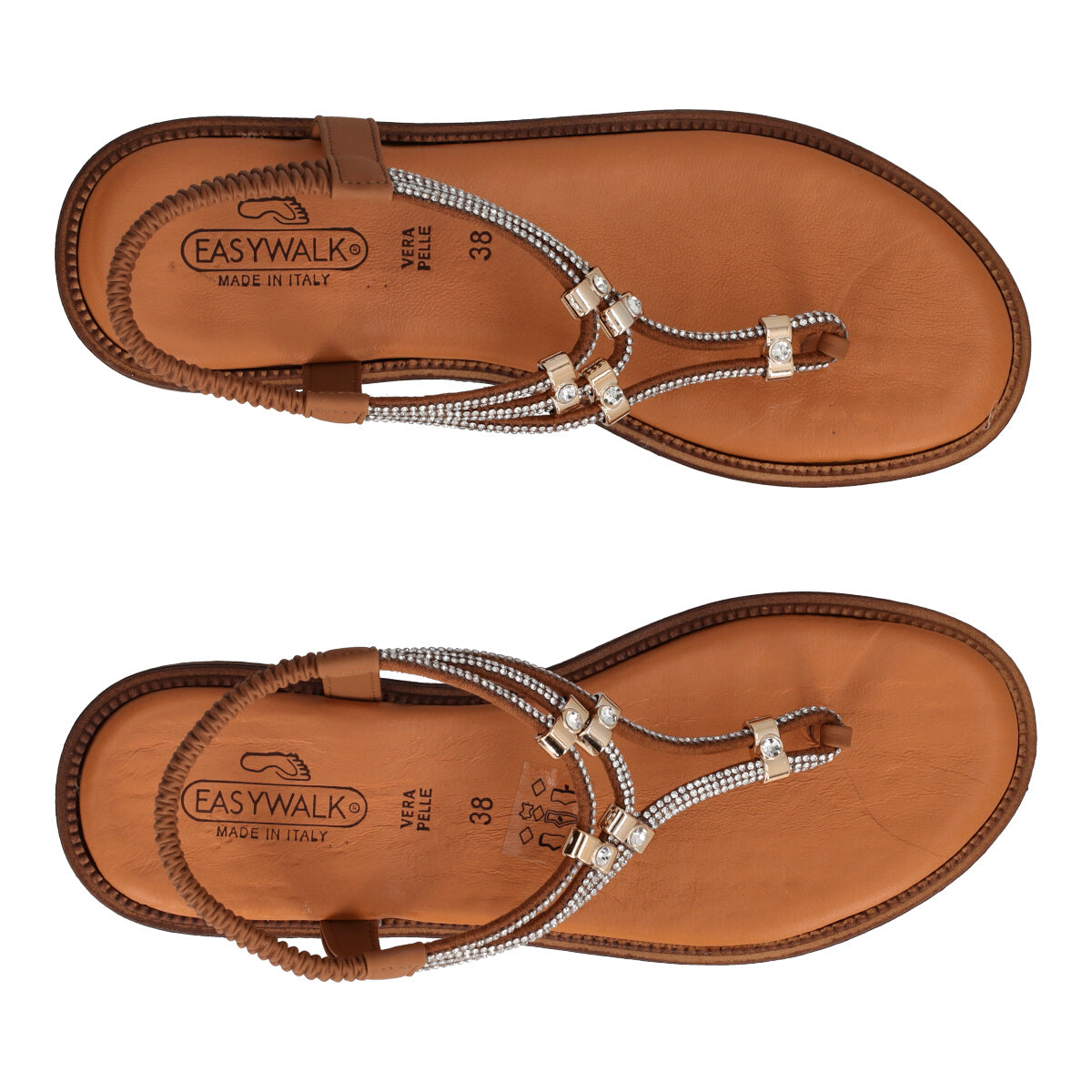 Sandali Infradito Donna Marroni