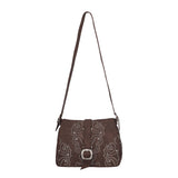 Borsa Donna Marrone con Borchie