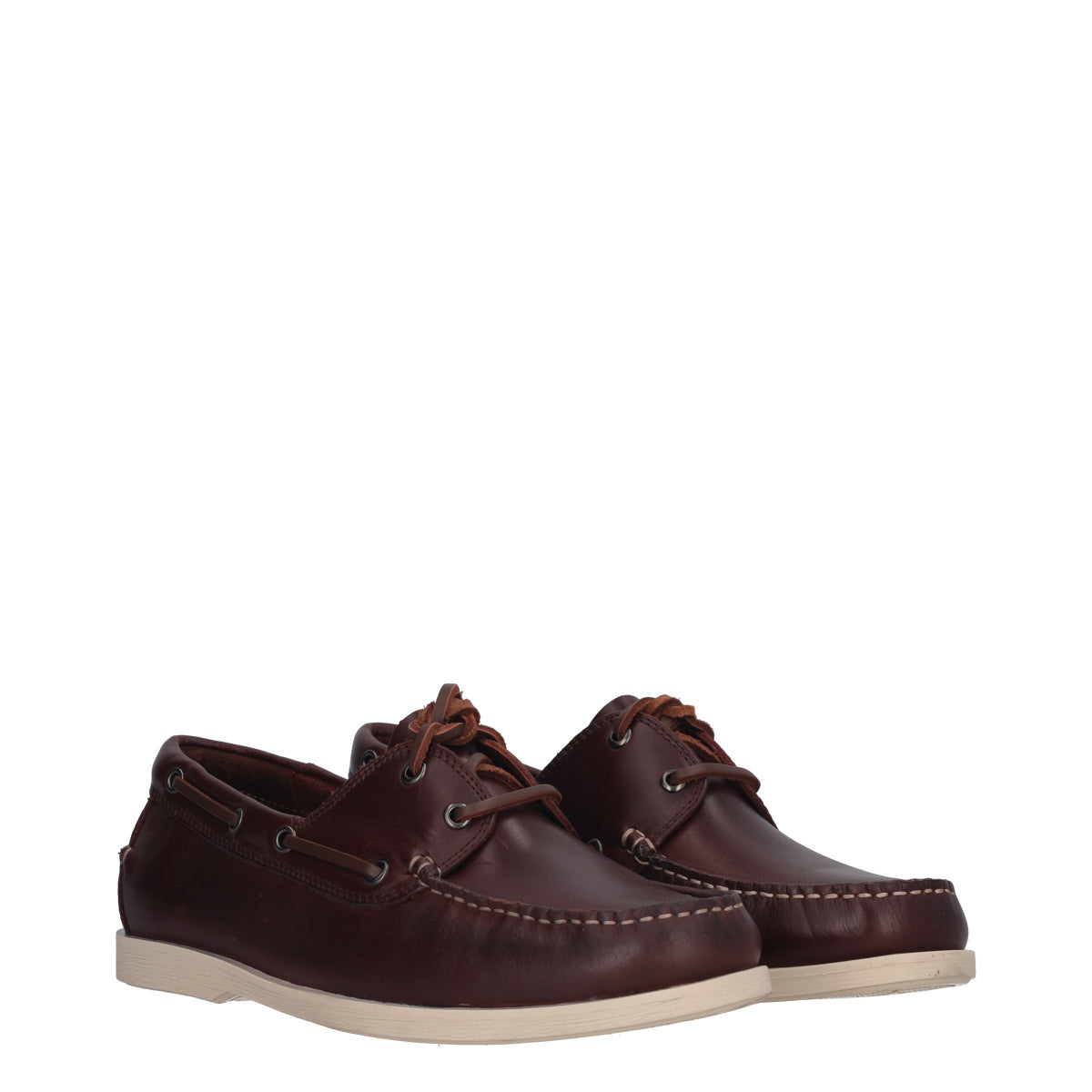Scarpa da Barca Uomo in Pelle Marrone