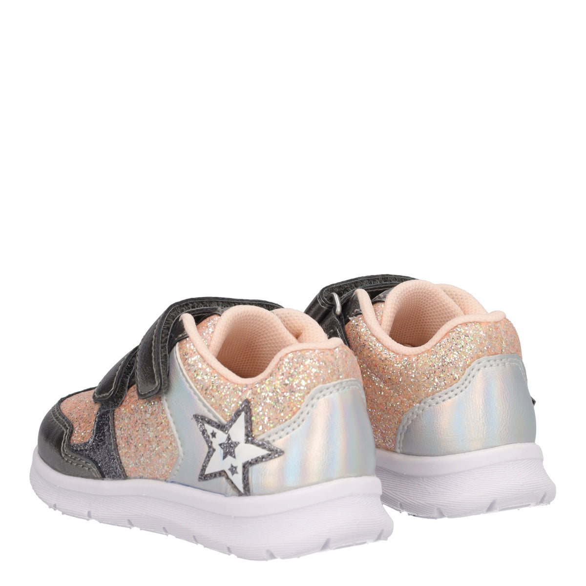 GESIRA Sneakers Bambina Argento e Rosa