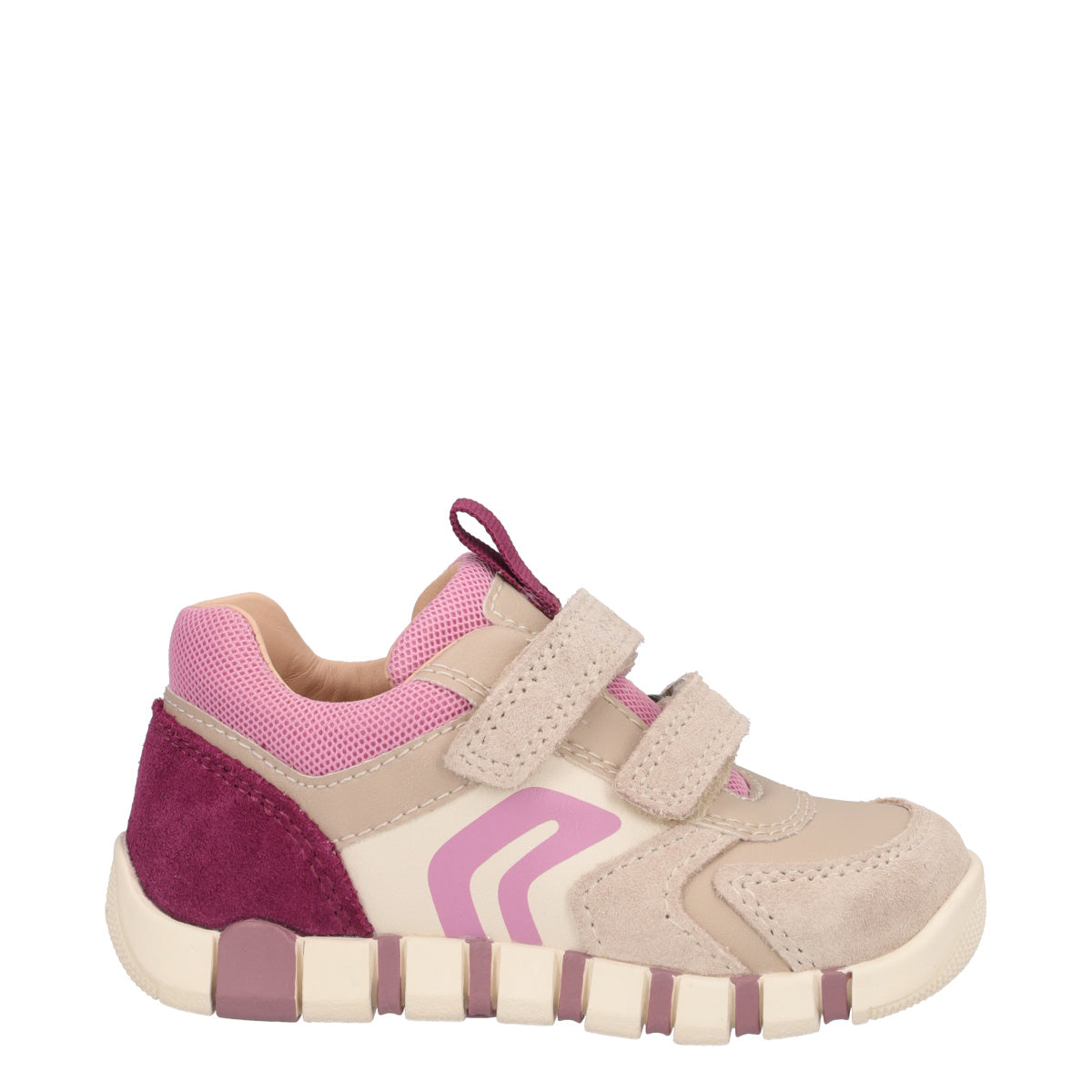 IUPIDOO Sneakers Bambina Beige e Rosa