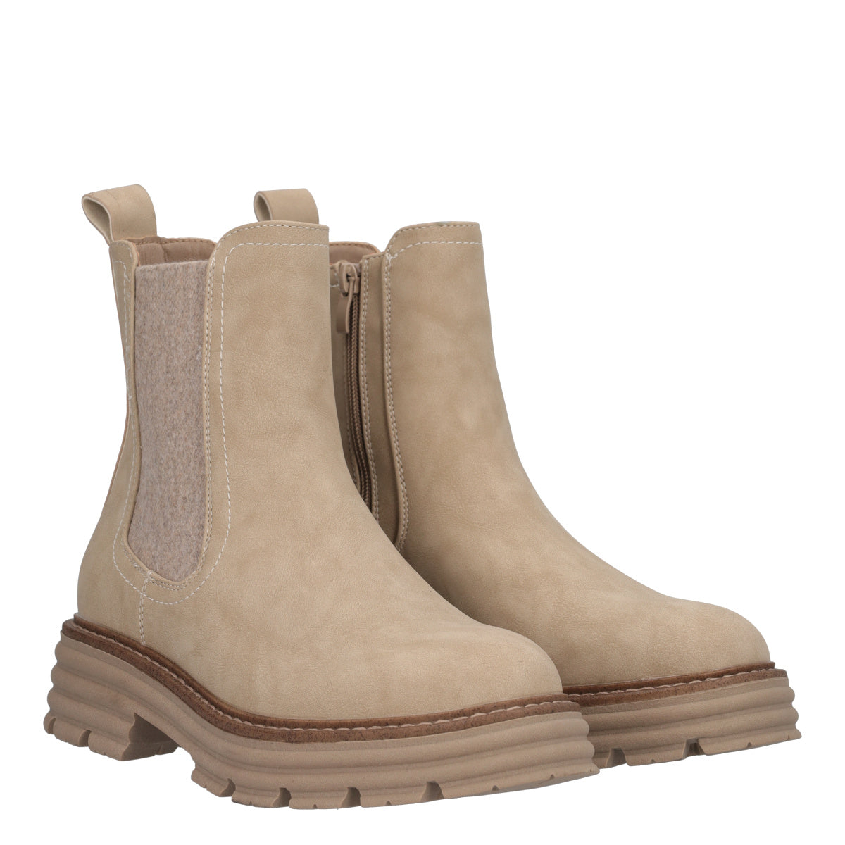 Stivaletti Donna Taupe