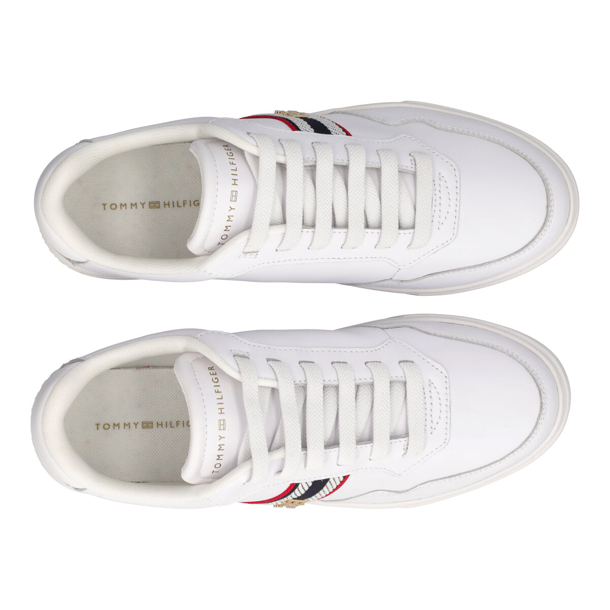 TH WEBBING CUPSOLE Sneakers Donna Bianche