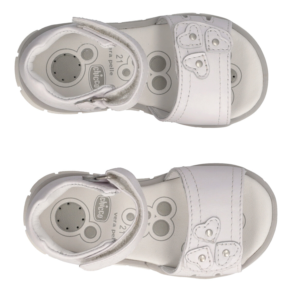 GRISSEL Sandali Bambina Bianche