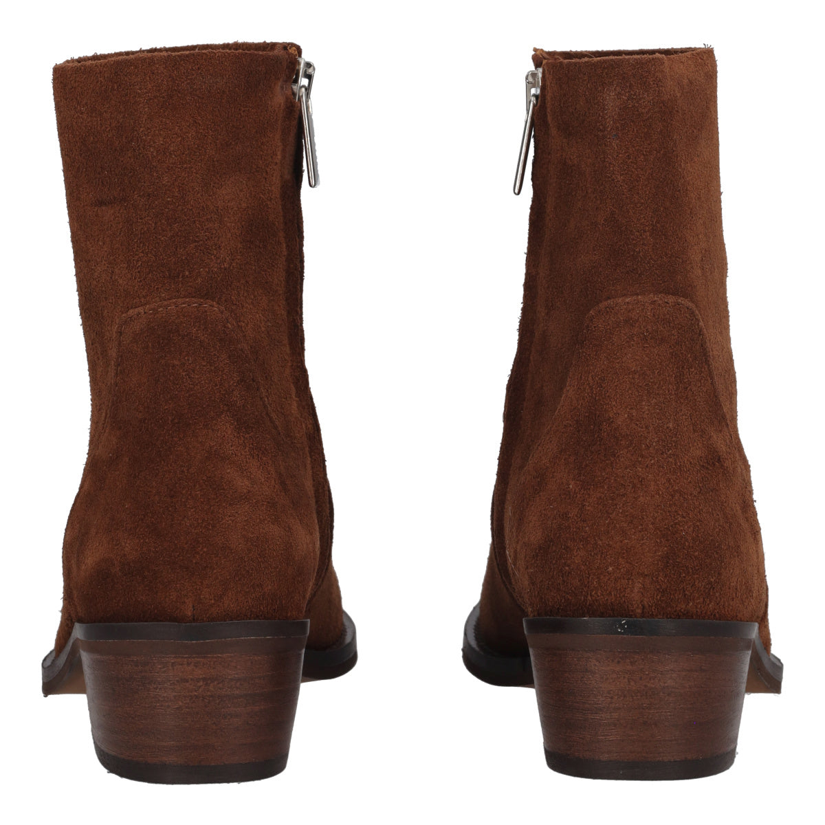 Stivalettii Donna Marroni in Pelle