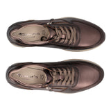 Stringate Donna Bronzo Metallizzato