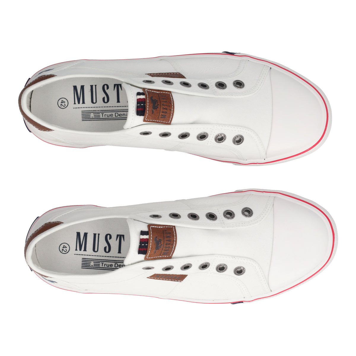Sneakers Slip-on Uomo Bianche