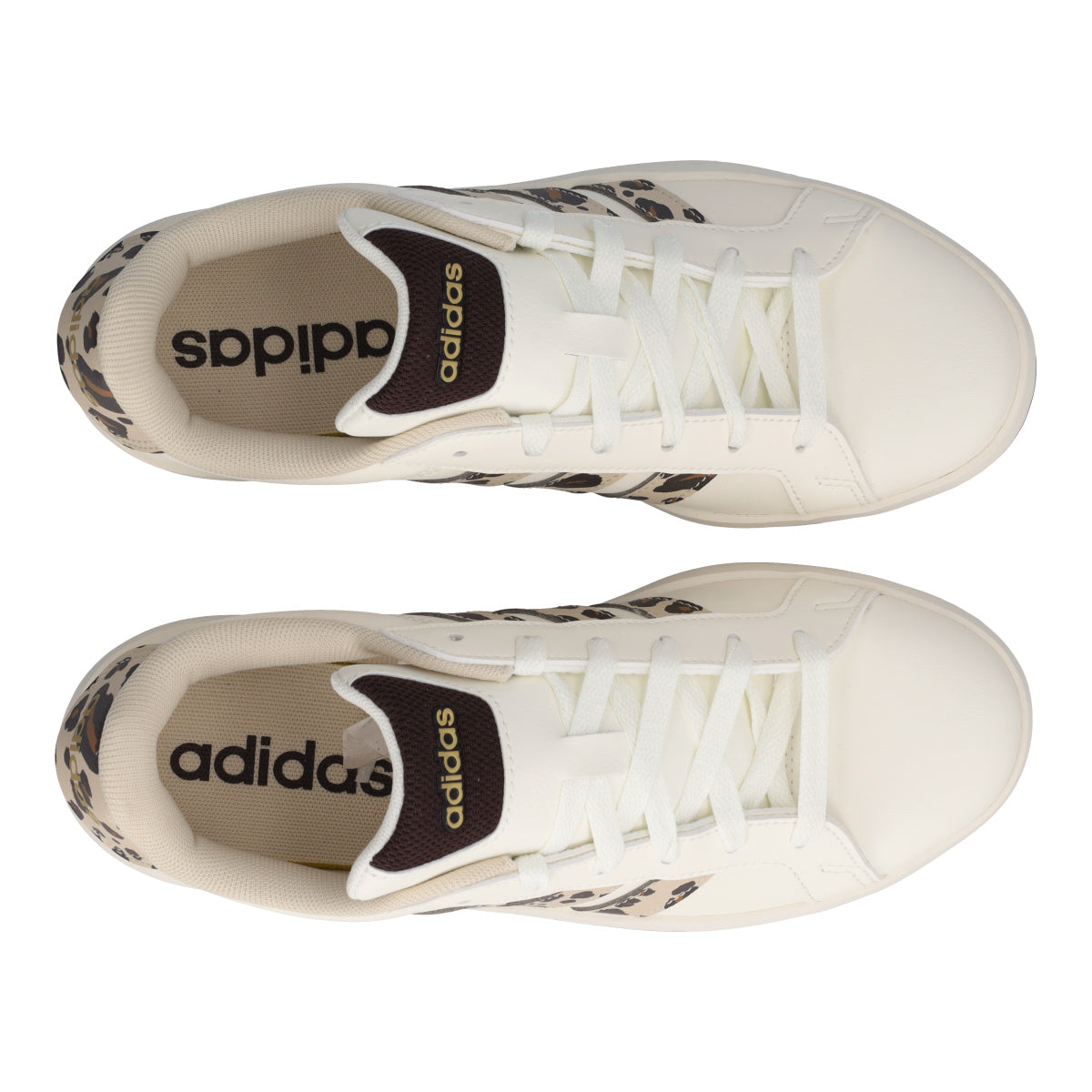 GRANDCOURT 3.0 J Sneakers Bambina Off White Animalier