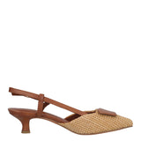 Slingback Donna Cognac