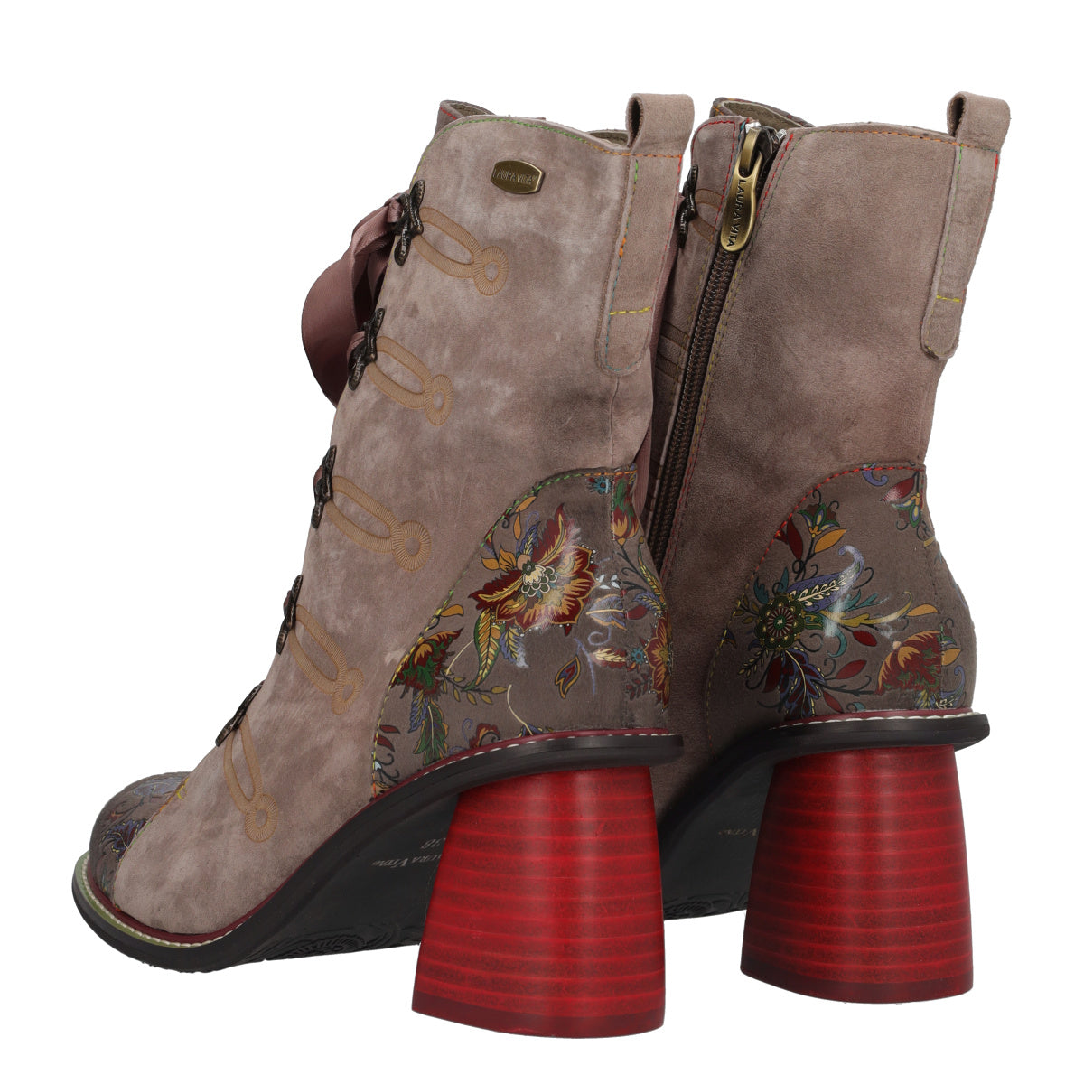 Stivaletti Donna Grigio/Tortor - Tacco 7 cm