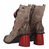 Stivaletti Donna Grigio/Tortor - Tacco 7 cm