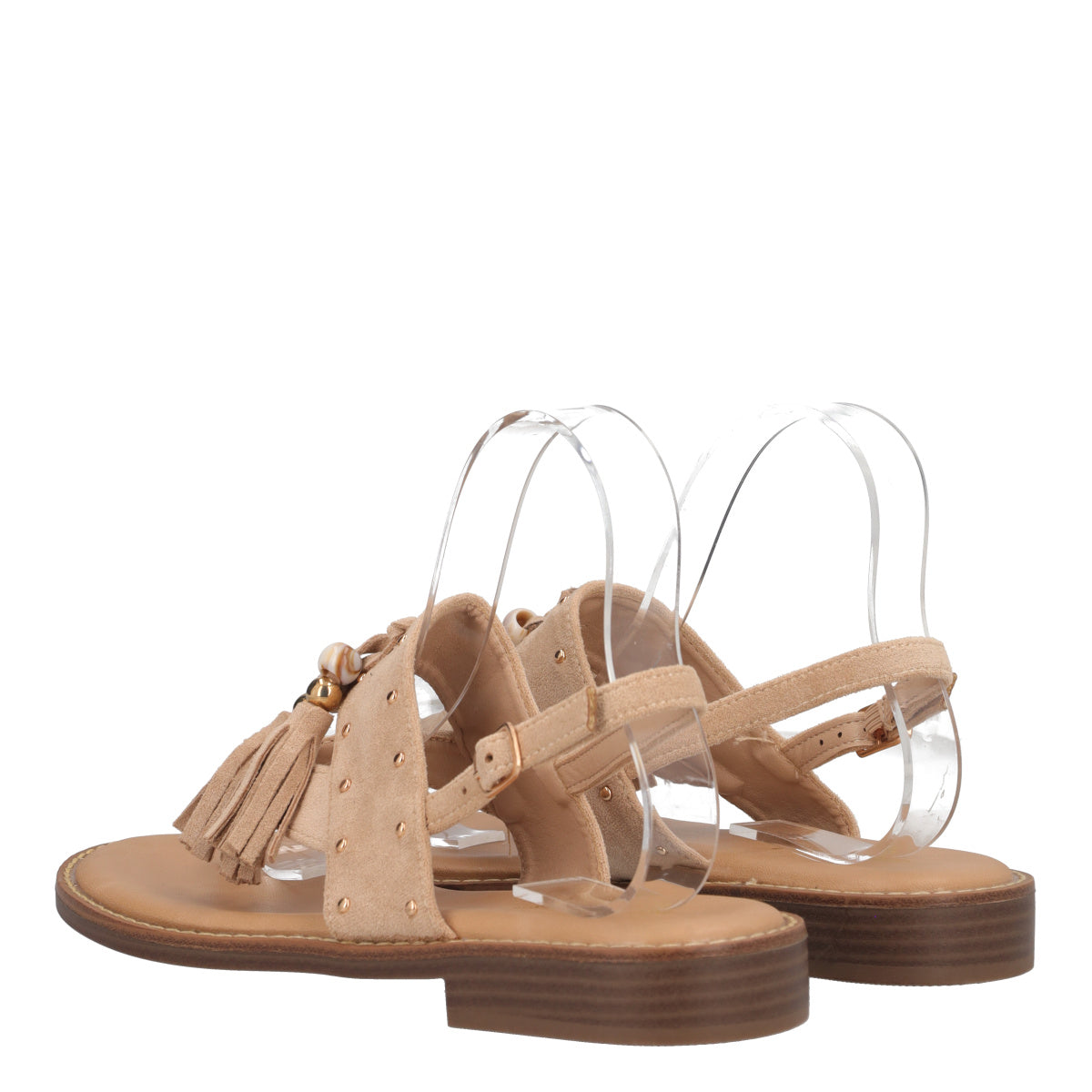 Sandali Infradito Donna Beige