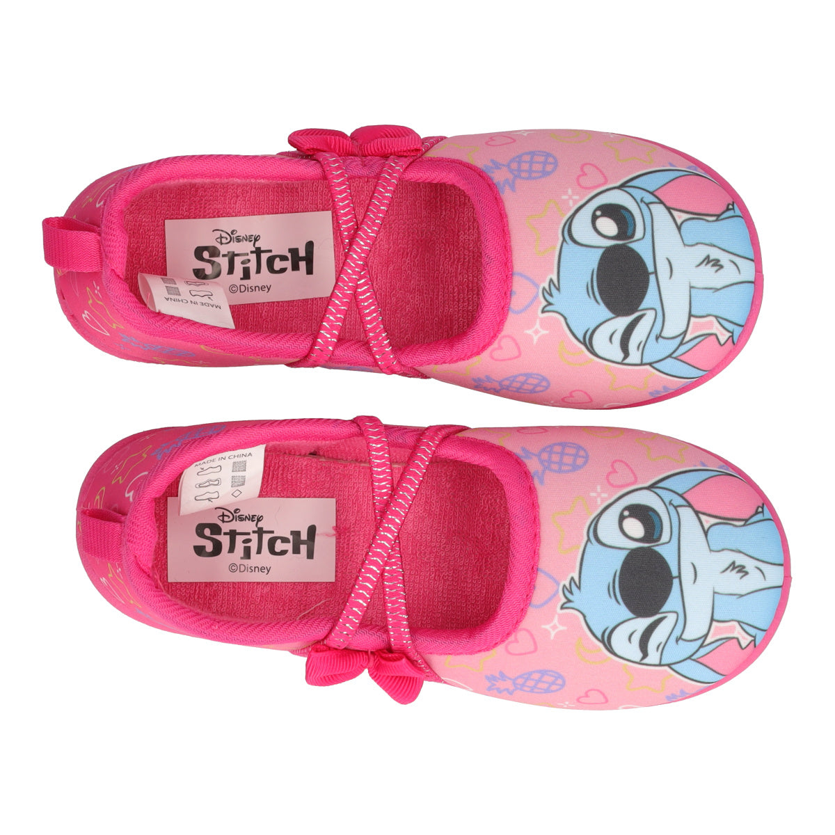 Pantofola Bambina Fuxia - Stitch