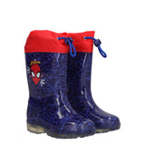Stivali go & pvc da Pioggia Bambino Blu - Spiderman - con Luci