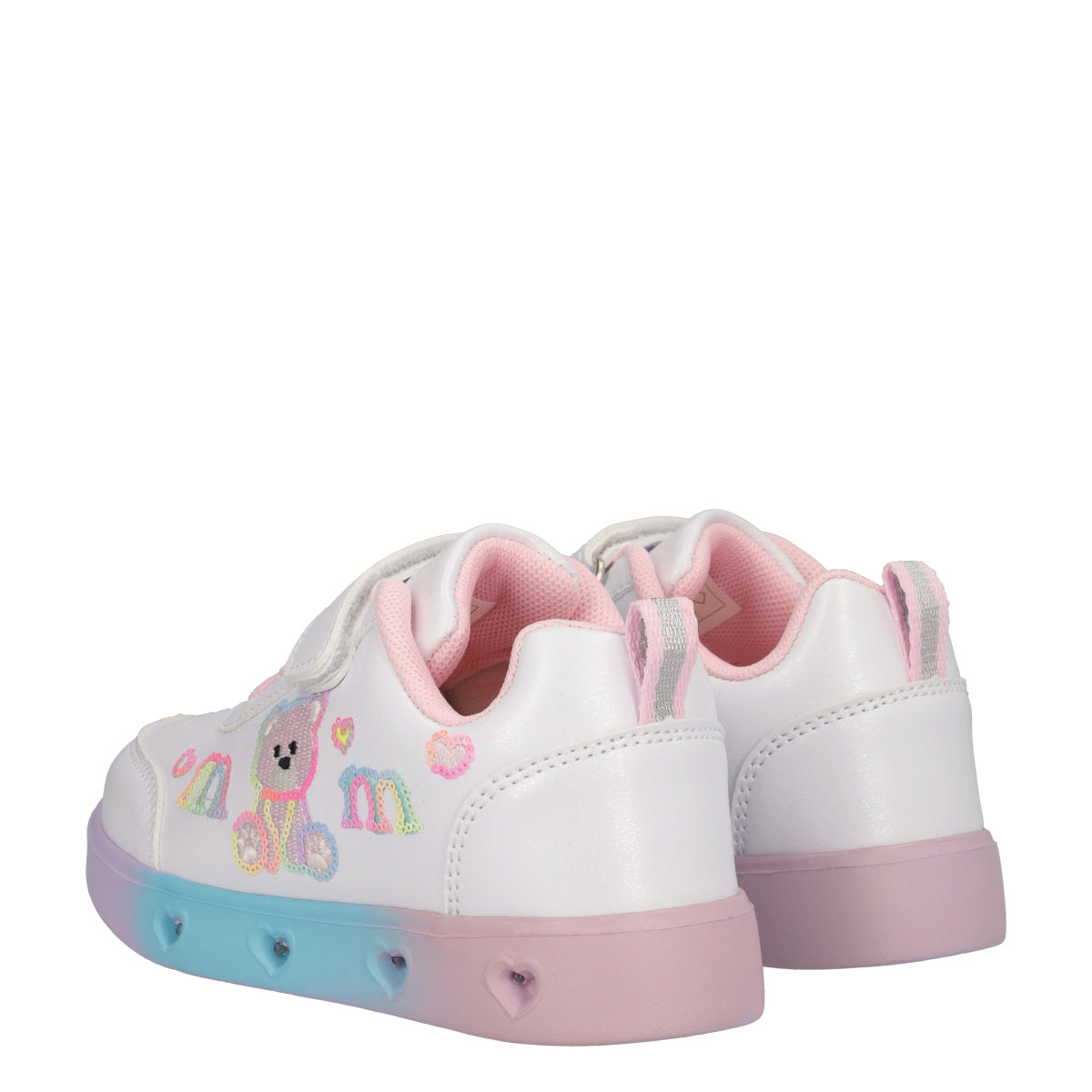 Sneakers Bambina Bianche - con Luci