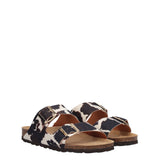 Ciabatte Donna Con Fibbie Muccata