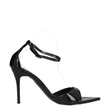 Sandali con Tacchi Donna Neri in Vernice