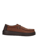 REV TUMBLED LEATHER Mocassini Uomo Marroni