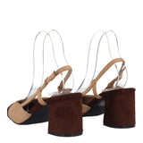 Slingback Donna Beige e Marroni