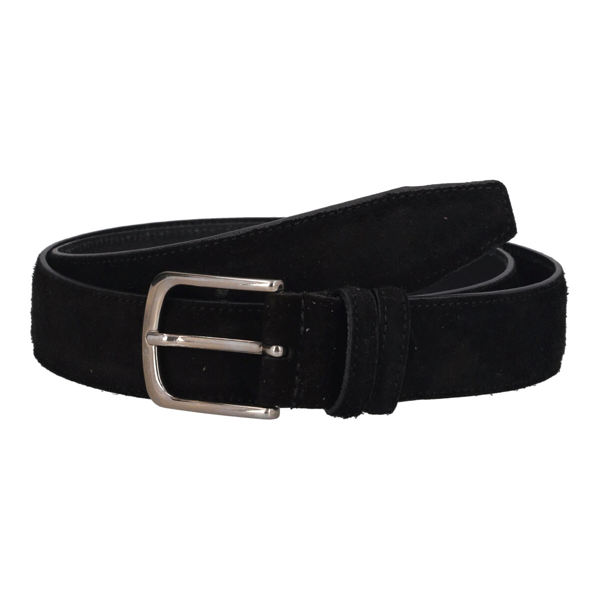 Cintura Uomo Camoscio Nera