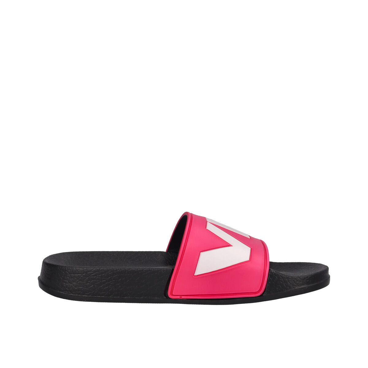 JUNEL Ciabatte Mare Bambini Fucsia e Nere