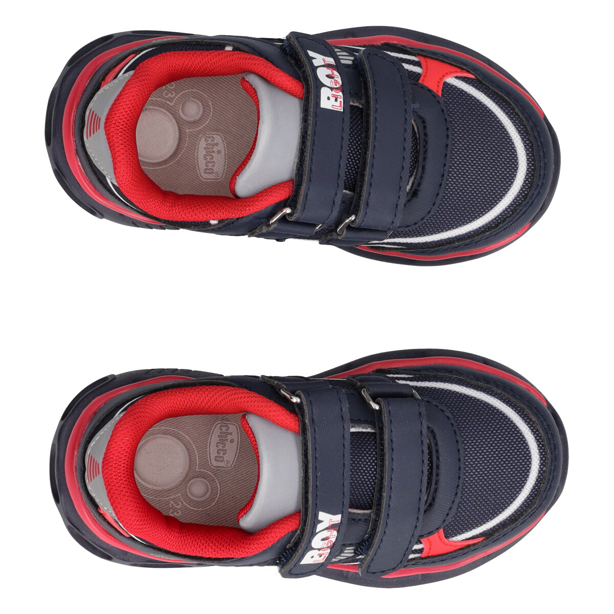 CELLO Sneakers Bambino Blu e Rosse