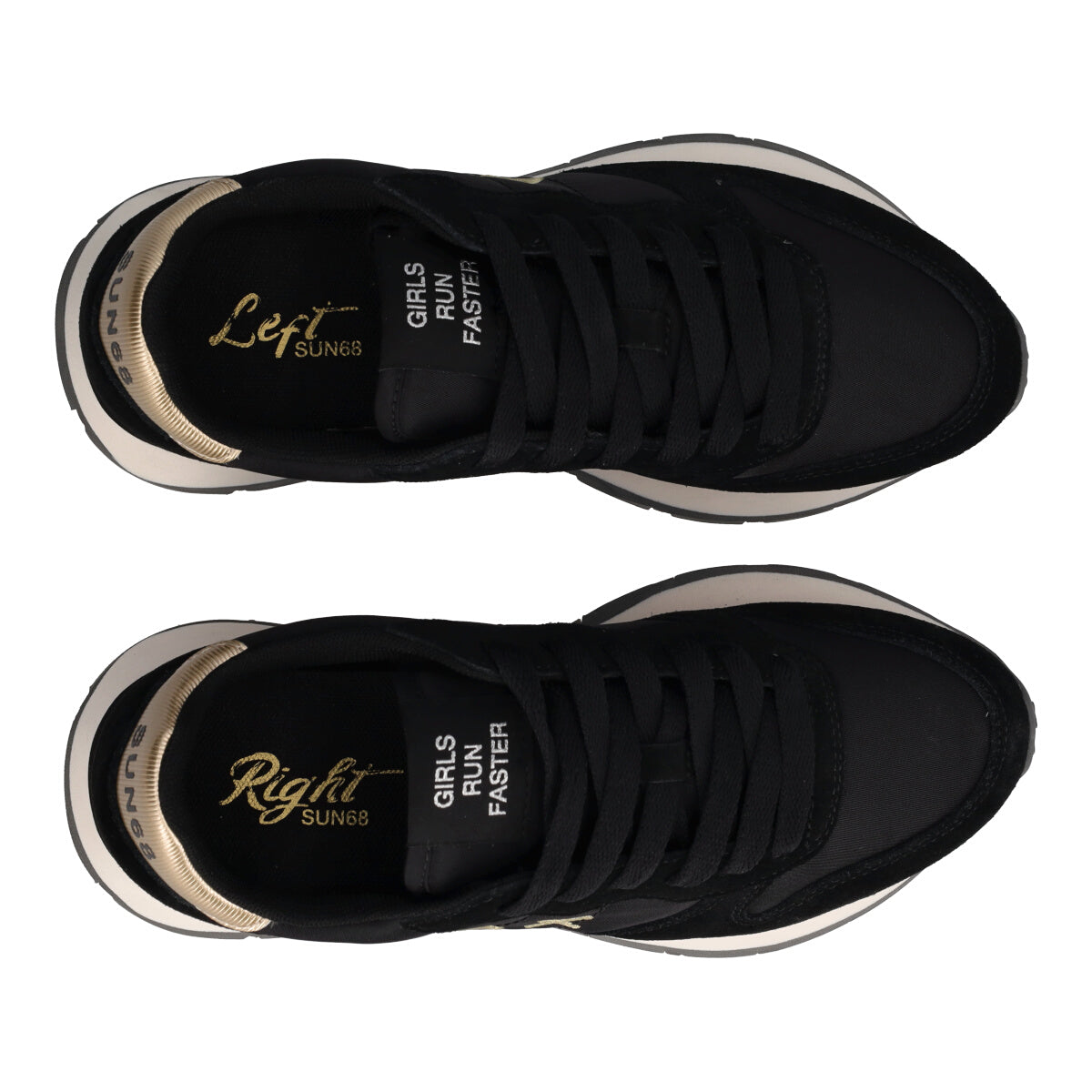 ALLY GOLD SILVER Sneakers Donna Nere